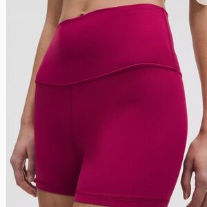 Women's High-Waisted Pink Shorts